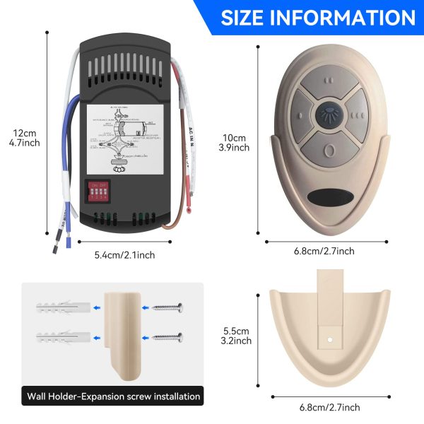 CeilingBreeze Ceiling Fan Remote for 35T - Image 2