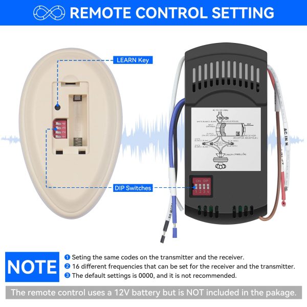 CeilingBreeze Ceiling Fan Remote for 35T - Image 4