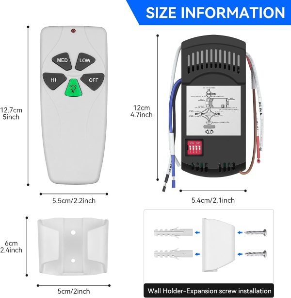 CeilingBreeze Ceiling Fan Remote for 53T - Image 6