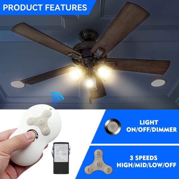 CeilingBreeze Ceiling Fan Remote for 99122 - Image 2