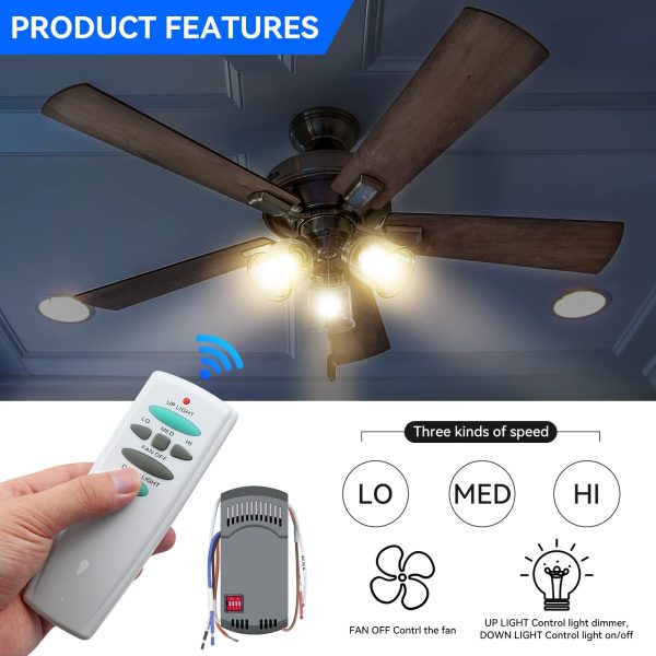 CeilingBreeze Ceiling Fan Remote for UC7078T - Image 3