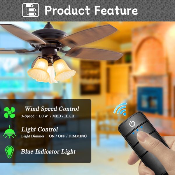 CeilingBreeze Ceiling Fan Remote for KUJCE10320 - Image 2